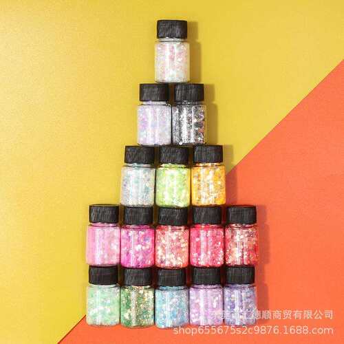 妖精之瞳混合亮片流沙填充物闪粉d手工iy水晶滴胶金葱粉1kg装