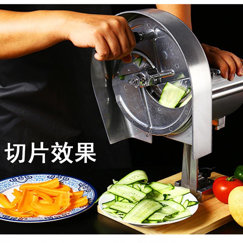 厂家食品级不锈钢果蔬切片机商用家用手摇水果土豆柠檬切片机
