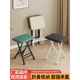 折叠休闲椅办公椅培训电脑椅家用简约靠背椅电脑塑料折叠便携凳