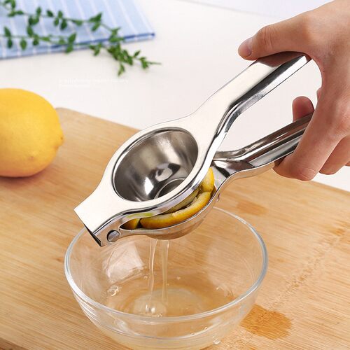 Household Mini Lemon Squeezer, Stainless Steel Manual Fruit
