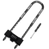 703密码 锁推拉门商铺防盗锁双开门插锁 玻璃门锁U型锁密码