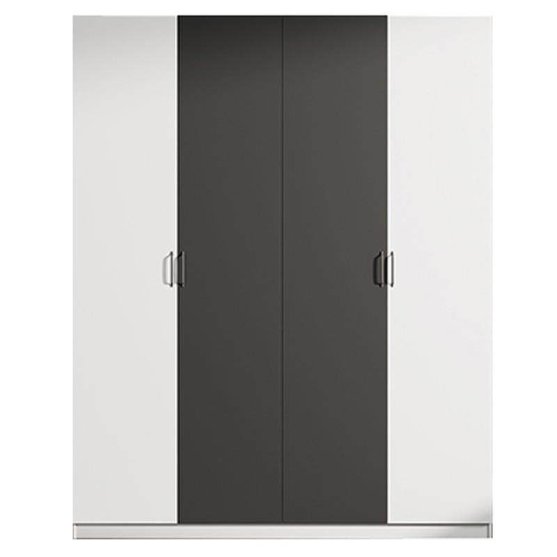 北欧衣柜现代简约整体经济型小户型衣柜卧室组装2门3门4门5门衣橱