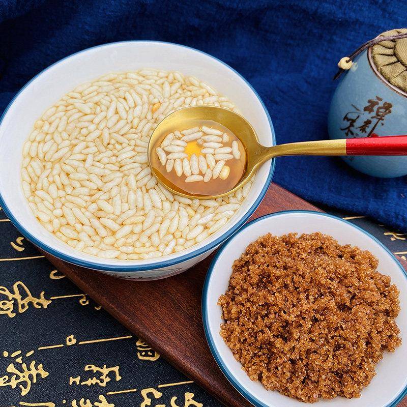 农家手工炒米原味油茶小包装湖北天门特产阴米熟糯米泡老式爆米花