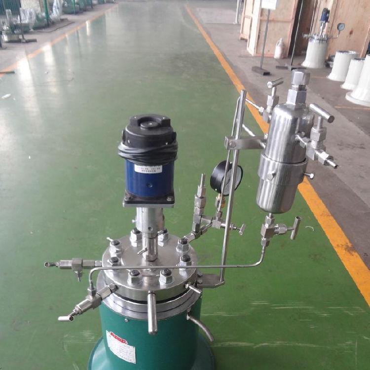 升降不锈钢高压反应釜 2L3L5L 磁力耦合搅拌加氢反应釜