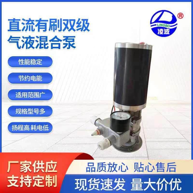 凌波8ZTDB-40不锈钢微型立式气液混合泵有刷直流220V混合泵超静音