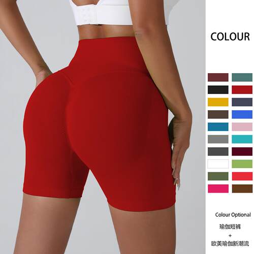 Women's solid color fitness shorts back to school wear