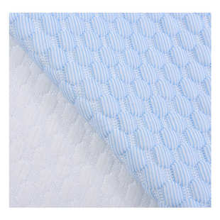 凉席床垫3d丝夹层 家感冰枕套纺春夏冰豆豆布料空气层面料