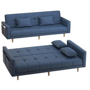 F977SSH6沙发床可折多功能坐卧两用简定实木叠小户型省空做约间公