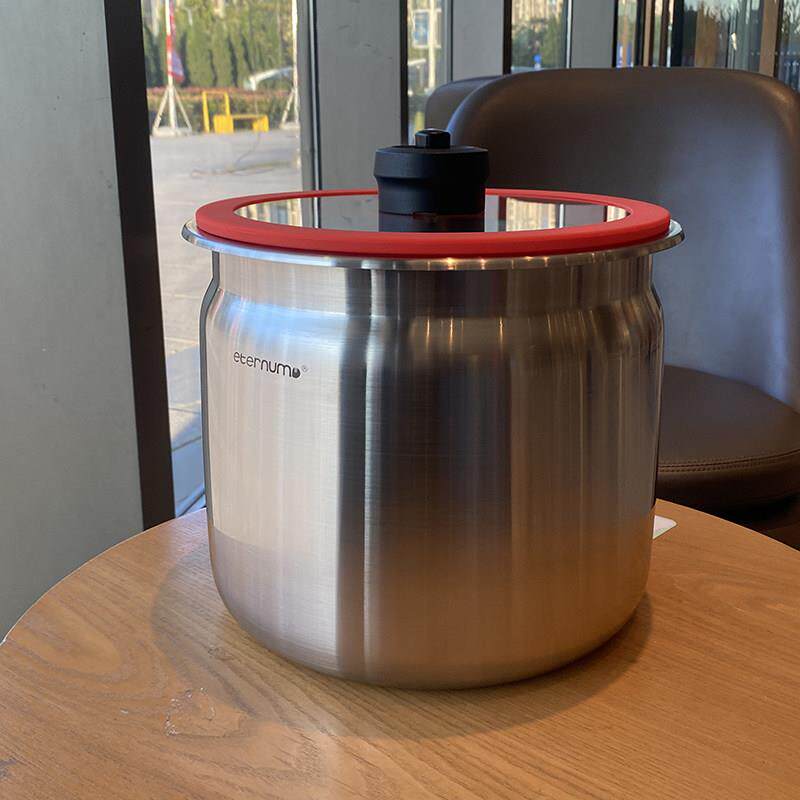 大容量18/10不锈钢密封米桶厨房储物桶面粉五谷杂粮咖啡豆保存罐