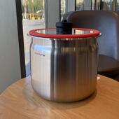 大容量18 10不锈钢密封米桶厨房储物桶面粉五谷杂粮咖啡豆保存罐