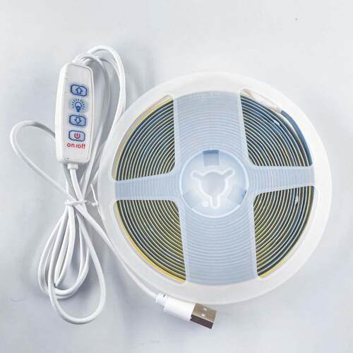ecob灯带5V 套sbCOB自粘软灯带触摸开关装柔u性灯条ld灯条氛围背