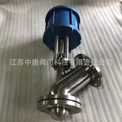 FL641F-16P气动卫生级上展式放料阀 气动反应釜底阀 304/CF8材质