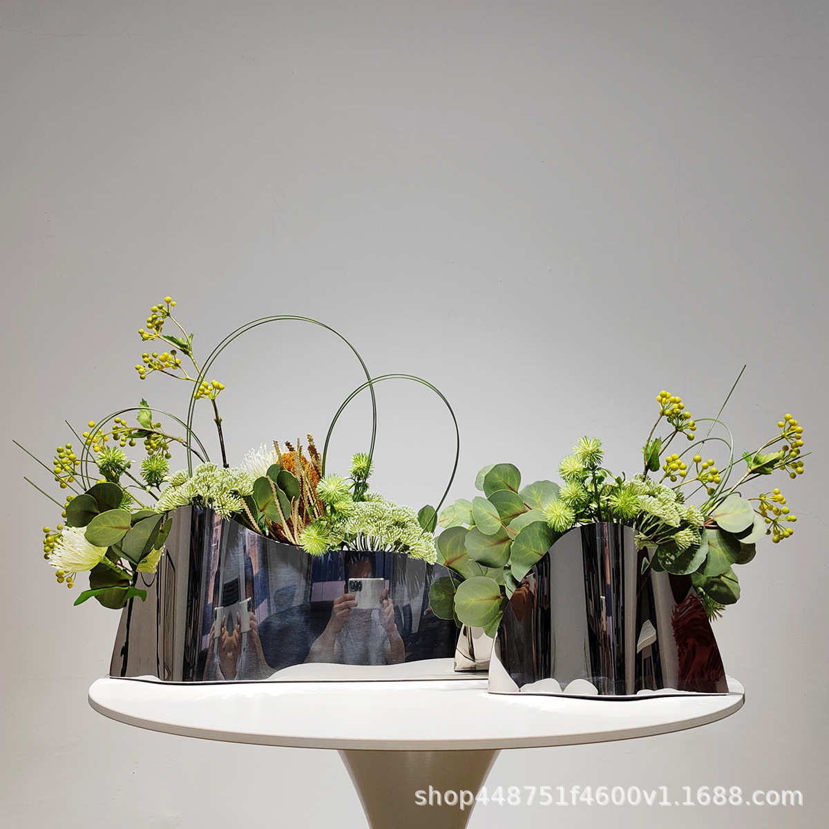 样板房所会花艺软花摆件摆设工艺装饰现代仿真桌面轻店装酒奢家居