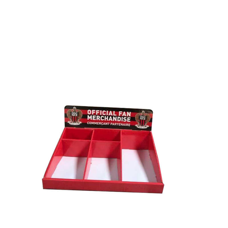 厂家供应超市台面纸展示盒桌面展示架瓦楞纸陈列盒 收银台纸展架