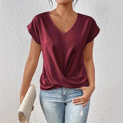 T-shirt, short sleeved top, women's clothing
