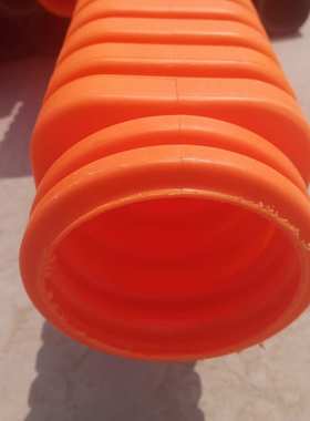 河北霸州mpp双壁波纹管黄色管聚丙烯单壁波纹管橙色HFB波纹电力管