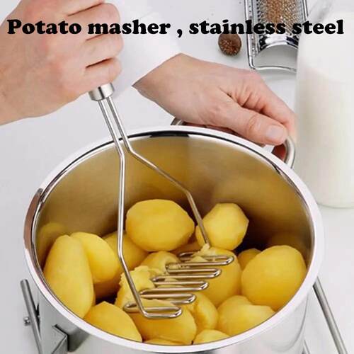 Potato masher , stainless steel