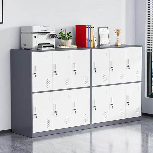 员工收纳柜更衣柜学生书包柜舞蹈教室置物柜客厅铁皮柜收纳柜矮柜