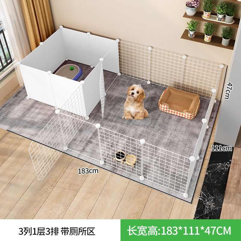 中小型护栏围栏狗狗训练厕所笼子围栏犬家用栅栏宠物狗隔离室内狗