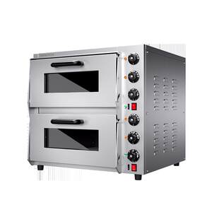 拓奇电烤箱商用二层二盘面包蛋糕烧饼烤鸡烘焙单层双层披萨烤箱