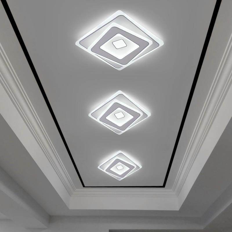 走廊灯走道灯高级感轻奢风创意玄关灯筒灯吸顶灯阳台灯灯具吸顶灯