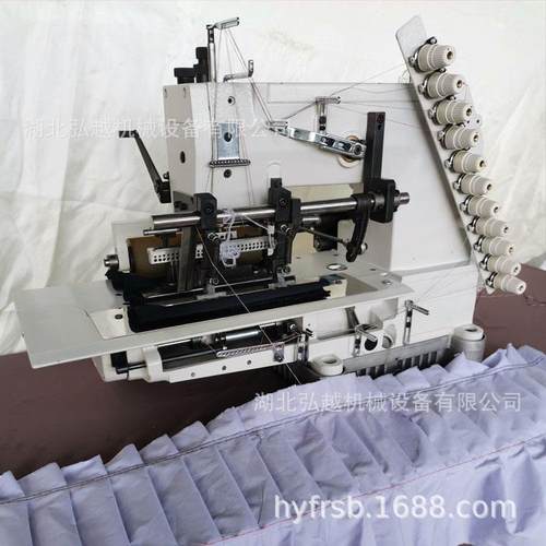 牌窗帘打摺机四件套件褶裥缝纫机家纺床上用品花边机器厂家