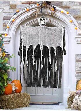 1PC Halloween Hanging Ghost Skull Gauze for Front Door Decor