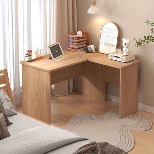 转角电脑桌台式L型书桌书房学习桌子卧室家用墙角简约办公桌