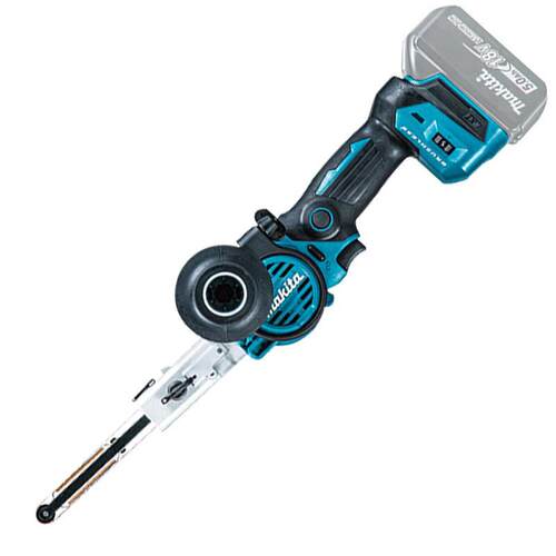 牧田（MAKITA）充电式带式砂光机打磨机砂纸机角度调整无段变速多