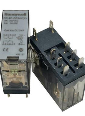 霍尼韦尔中级电磁直流继电器Cr-2C-Dc24V -Ac230V (X) Base Pcr-2