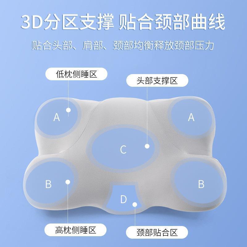 枕头护颈助椎睡眠专用睡眠枕椎枕睡AL719282觉颈打呼噜神器记忆枕