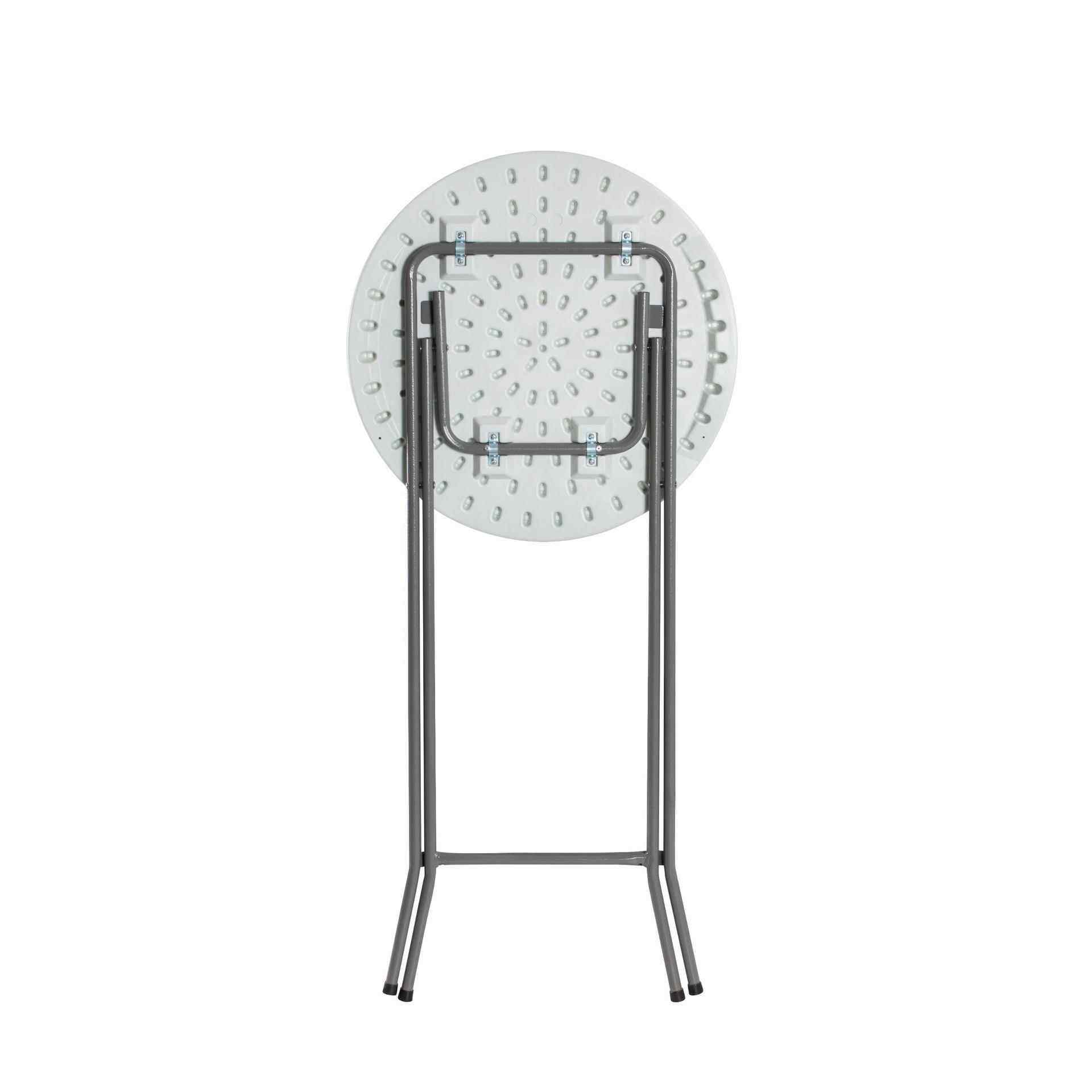 60c白m直径加高型鸡高脚Y61桌户外小型高吧桌110cm出口色尾酒桌