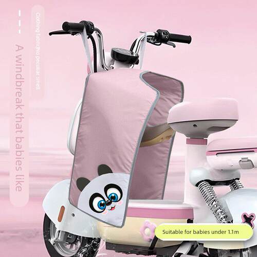 2025新款电动车挡风被带小孩前置座椅防风被秋冬双面防水加大加厚