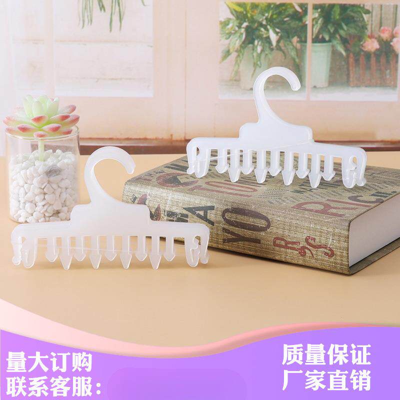 透明梳形衣架 塑料文胸内裤架 衣架梳子裤架 服装店展示内裤挂