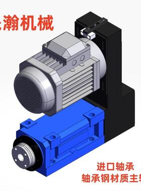 高精度B4T40DBB莫氏4号ER0动力头铣搪镗主轴头切削机床数铣控钻攻