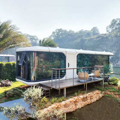 便捷式便利店小商店 商场可移动餐吧接待室 阻燃防潮网红房屋客舱