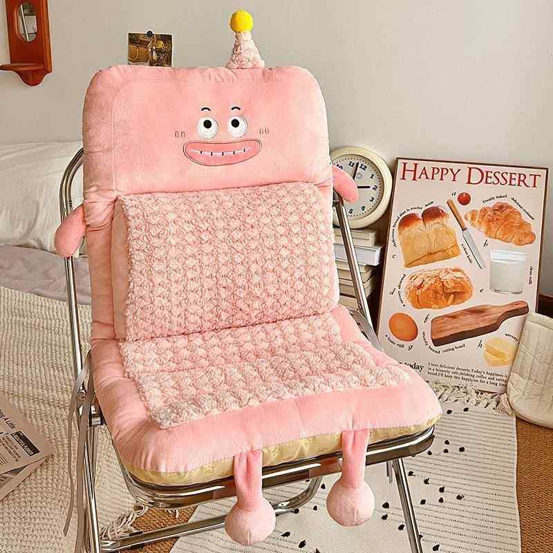 卡通XFL护腰连宿体坐垫室靠背一体加厚屁垫办公久坐椅子垫垫靠学