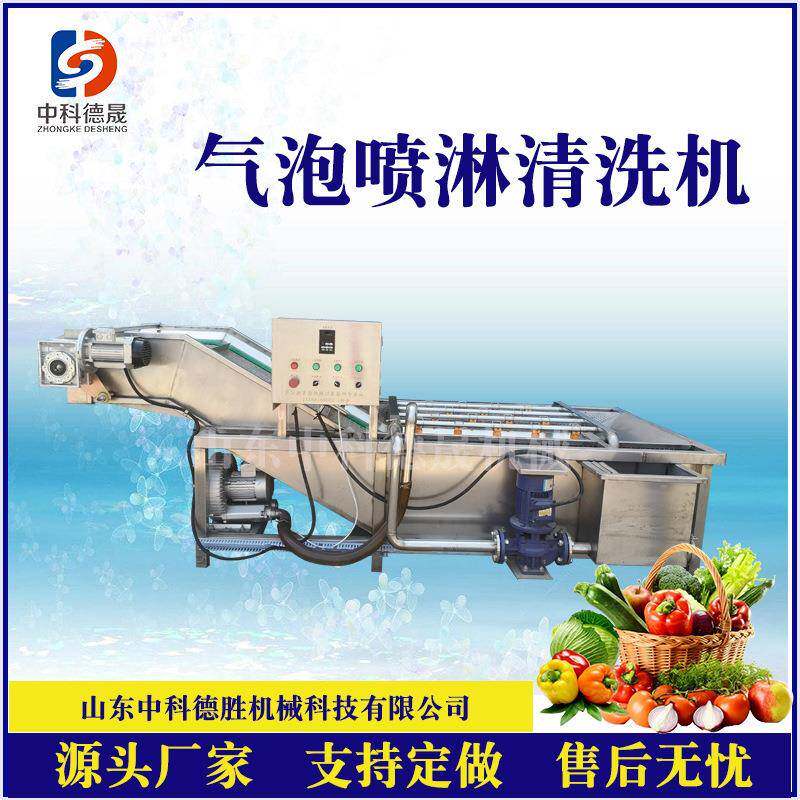 全自动油麦菜无损清洗机不锈钢高压喷淋花菜清洗机净菜成套设备