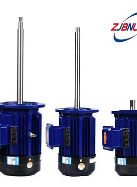 YE3-0.75/1.5/2.2/3/4KW立式/大头化工泵专用长短不锈钢轴电机