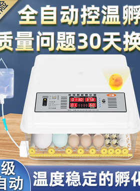 。孵化器全自动智能小型家用芦丁小鸡孵化箱鸭孵化机鸽子蛋卵化机