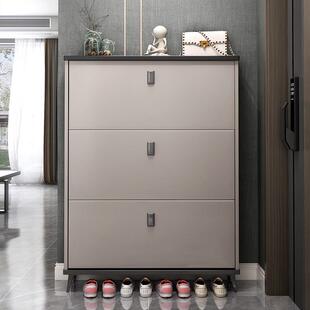 高端鞋柜家用门口2026新款爆款超薄款翻斗窄鞋架进门入户一体靠墙