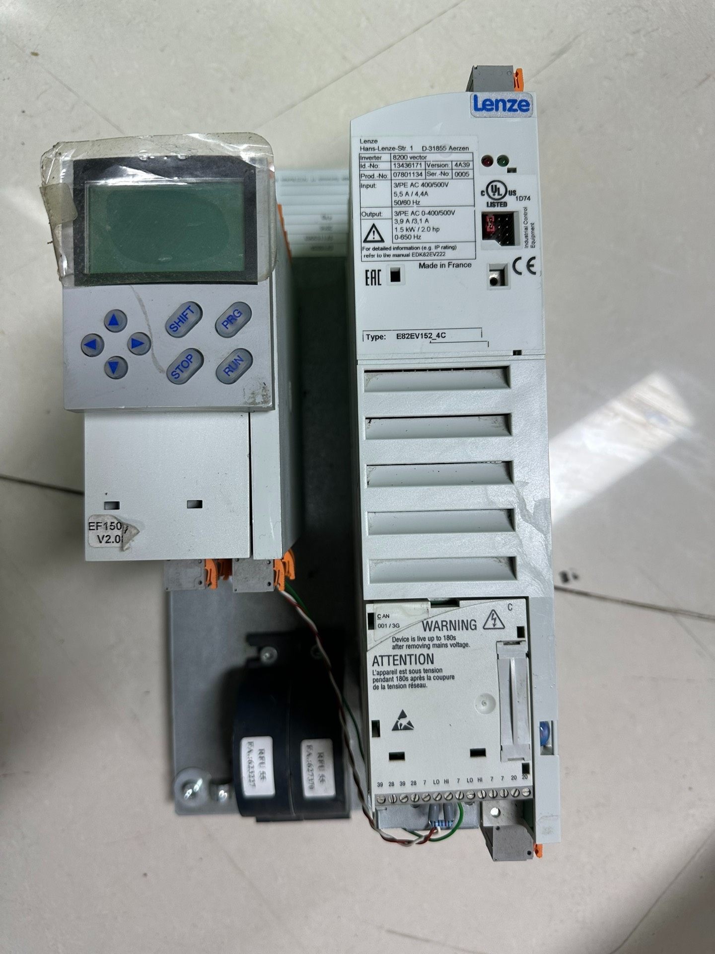 伦茨EDK82EV222 1.5KW/400V，带伦茨单元，