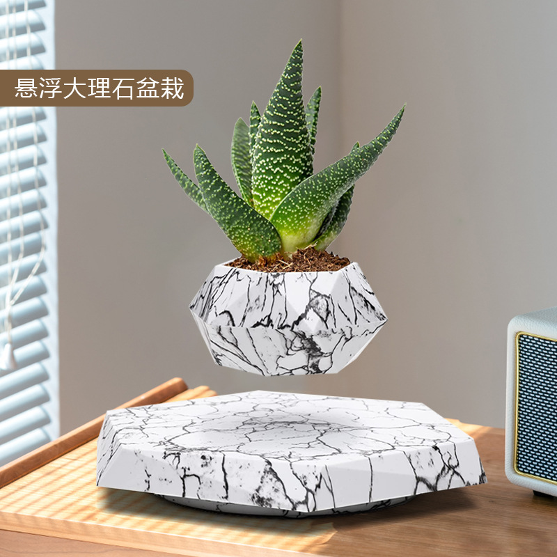 网红智能产品内磁悬浮发明专利创意时尚摆件磁悬浮盆栽