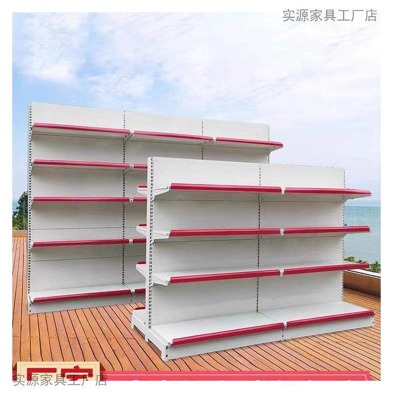 【折扣价】超市货架展示架加厚单双面小卖部商店多层便利店文具店