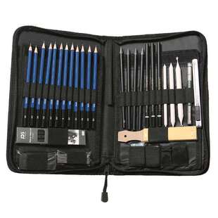 40件素描铅笔套装 8B笔芯 初学者画笔美术用品2H