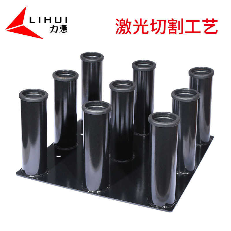 九孔奥杆架杠铃杆竖插架 杠铃杆收纳架 存放架