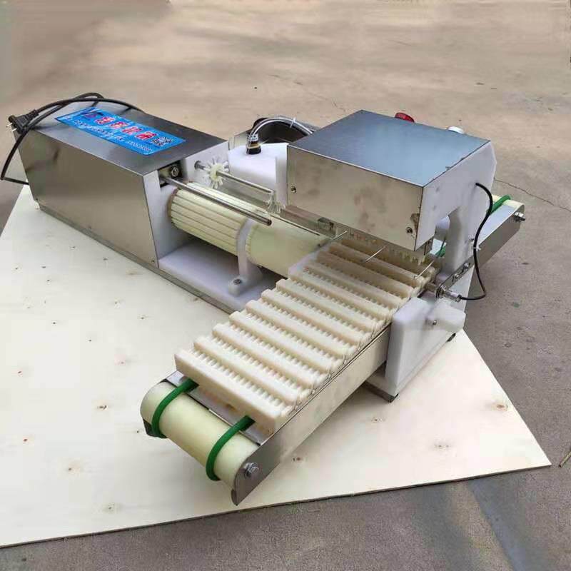 穿串机全自动商用大型羊肉串机烧烤肉串鱿鱼豆皮鸭肠穿肉片串机器