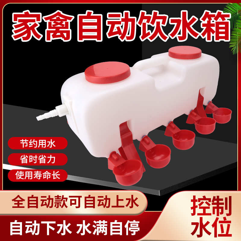鸡用自动饮水器家禽饮水碗自动喂水器小雏鸡鸽子鹌鹑喝水碗水桶壶