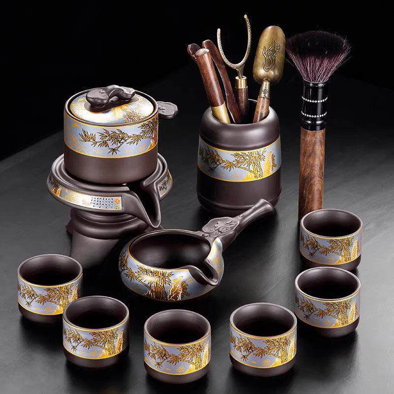 景德镇紫砂茶具套组家用轻奢高档泡茶专用懒人自动功夫茶杯茶壶