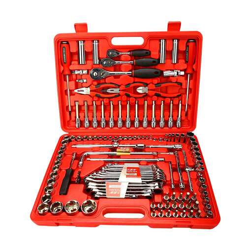 力易得150件汽修综合工具组套6.3mm10mm12.5mm机修套装E1210